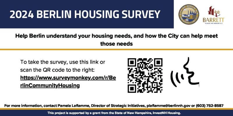 Flyer with QR Code for survey